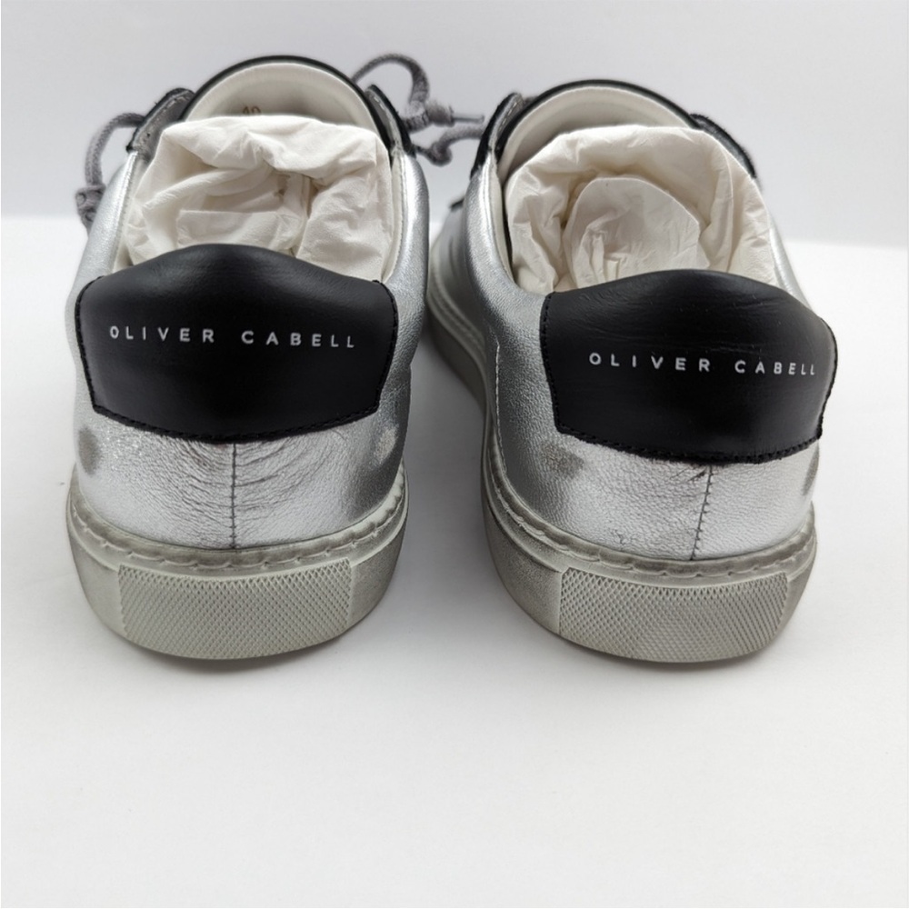 Oliver Cabell Low 1 IVY Black and Silver Sneaker EU 40 - Picture 5 of 9